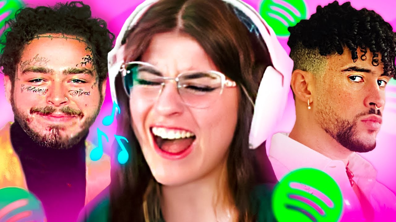 Reaccionando a top 100 canciones más reproducidas de Spotify
