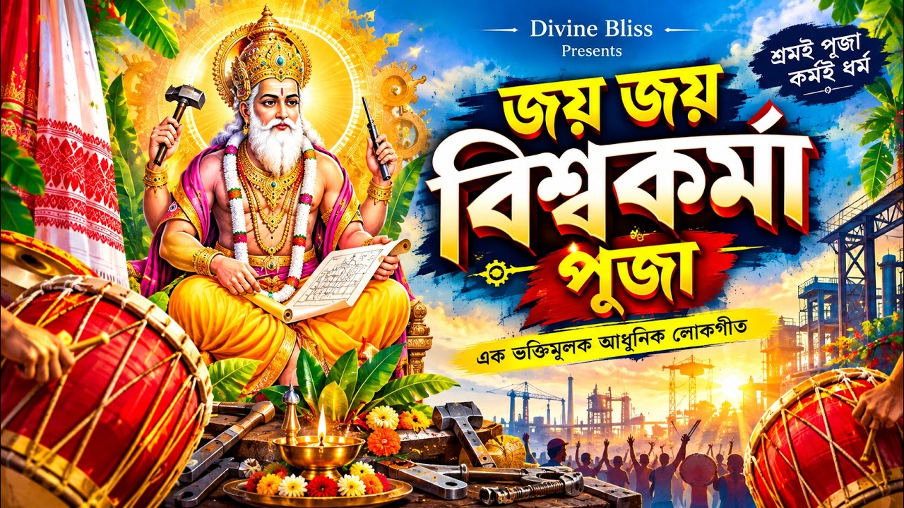 Joy Bishwakarma | জয় বিশ্বকৰ্মা | Vishwakarma Puja DJ Song 2026 | Assamese Devotional Song