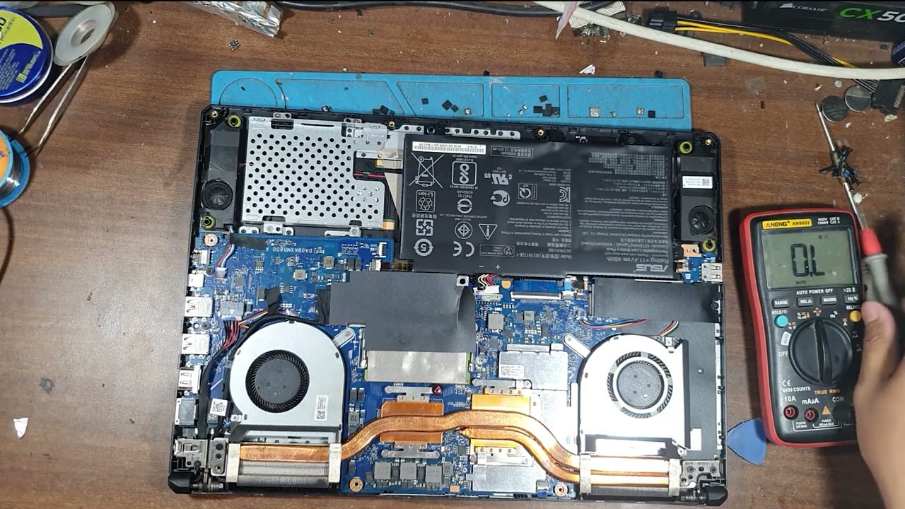 ASUS TUF GAMING LAPTOP FX506II TIBA-TIBA MATI DAN TIDAK MAU DINYALAKAN | NO INDIKATOR