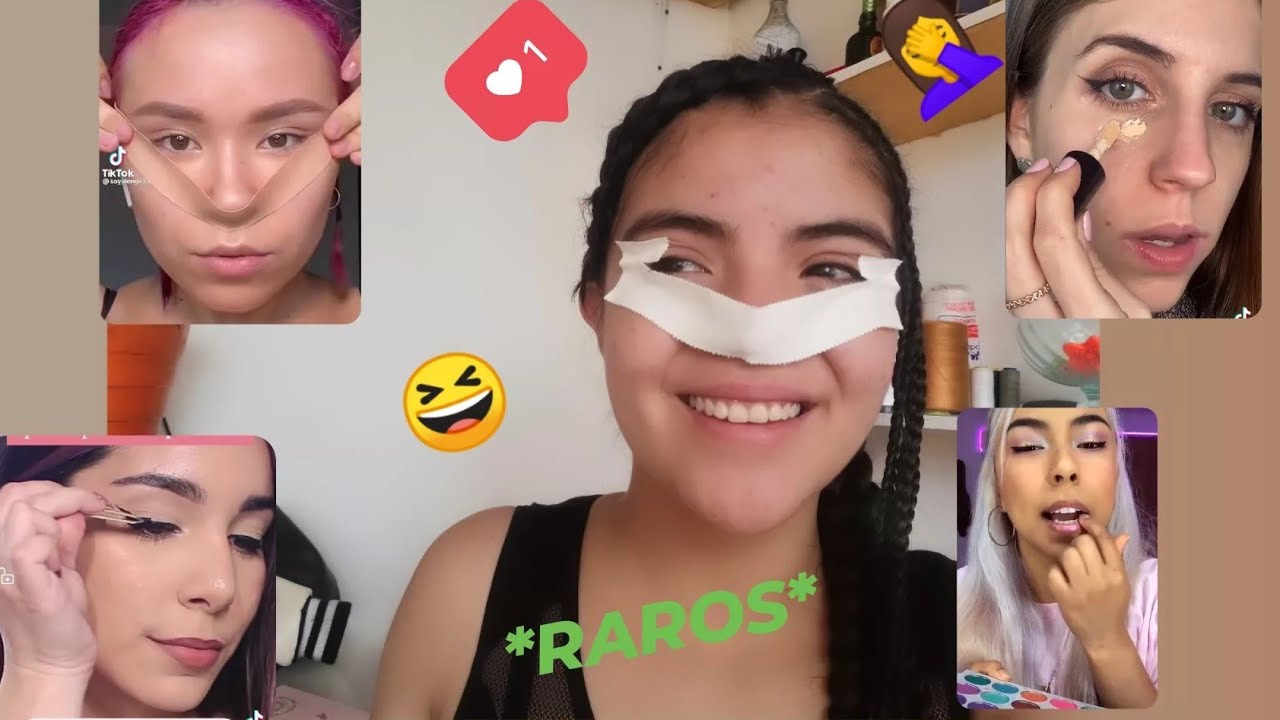 Probando trucos y tips raros de belleza JAJAJAJA