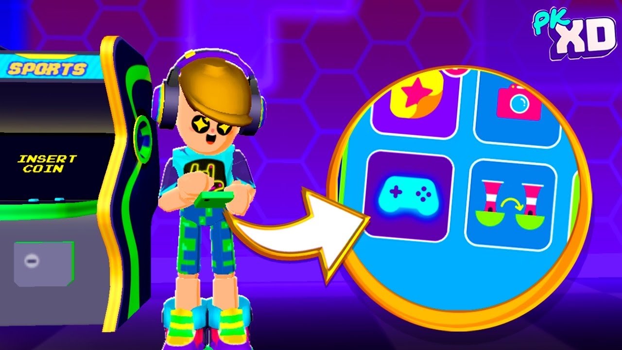 COMO JOGAR OS JOGOS NO CELULAR DO PK XD