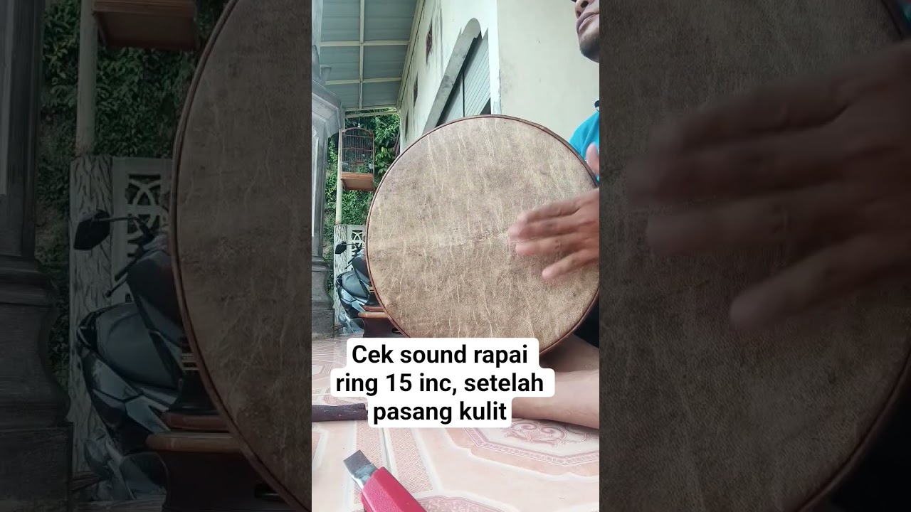 cek sound rapai setelah rehab ganti kulit #rapai #rapaiaceh  #rapaiacehlhokseumawe #rehabrapai