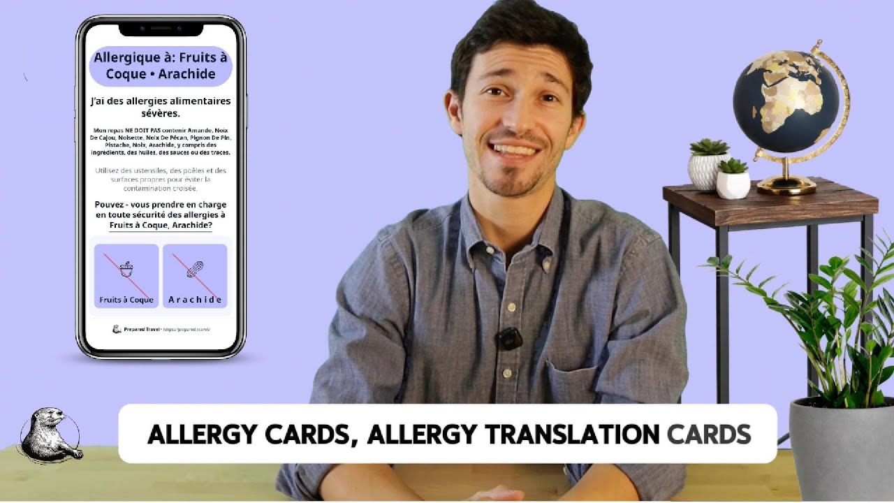 Allergy Card Generator for Safer Travel | Print, Digital & Audio
