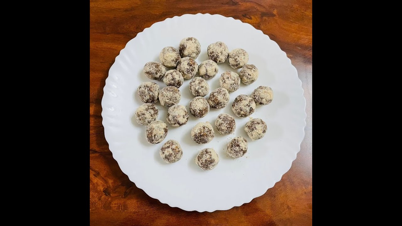 Recipe Healthy Protein Rich “Dates Almond Cocoa Energy Balls” 