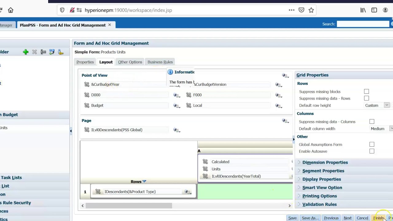 Oracle Hyperion Calculation manager 11.2 Business Rules