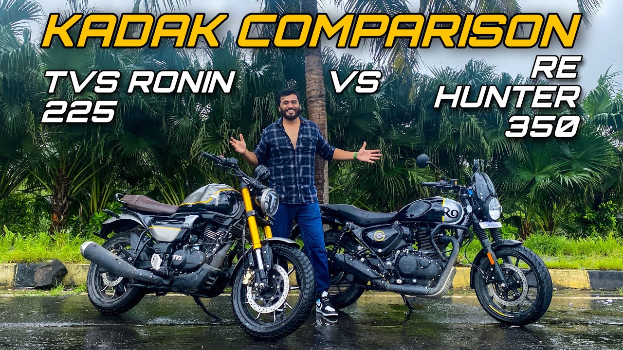Royal Enfield Hunter 350 vs TVS Ronin 225 - Ride Comparison