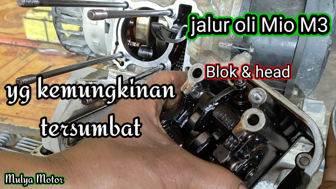 Jalur oli ke head dan blok Mio M3