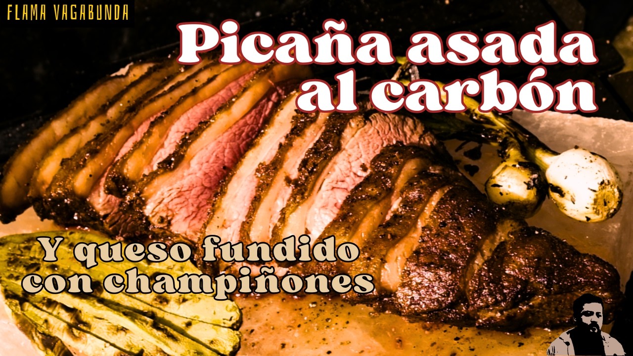 Picaña al Carbón y Queso Fundido
