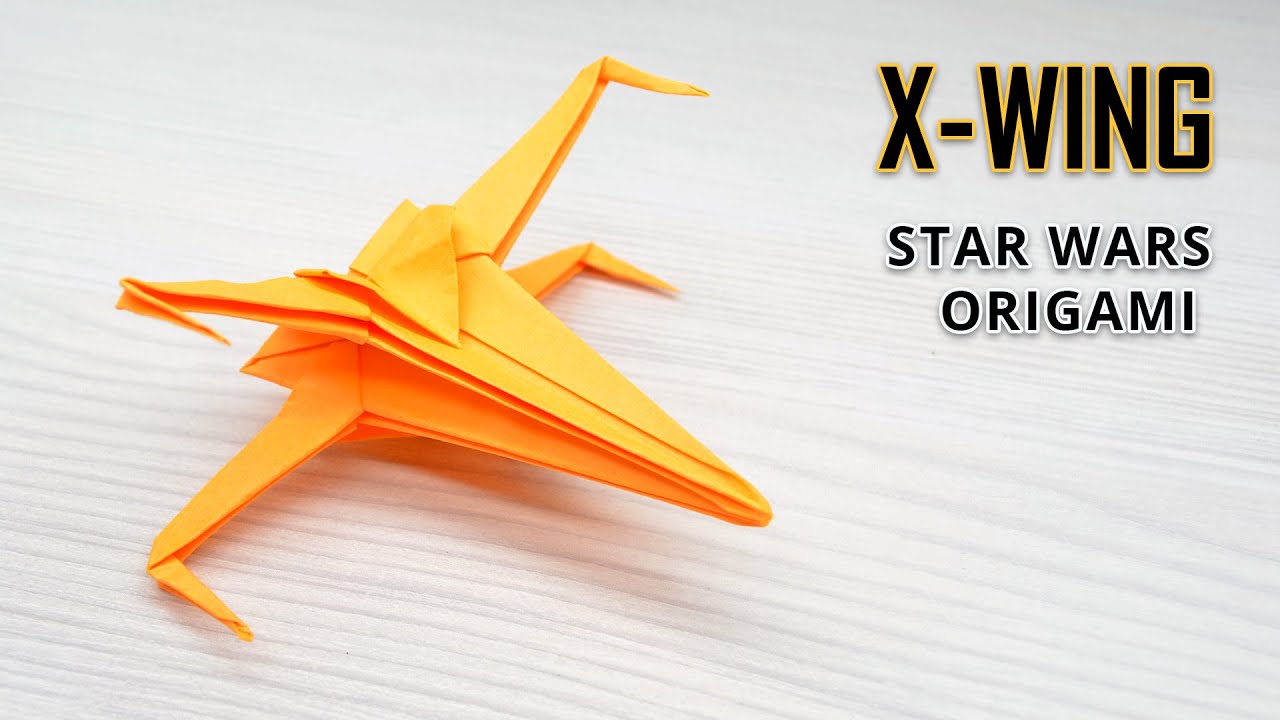 Космический корабль Звездные войны X-Wing. Очень легкие оригами звездные войны.