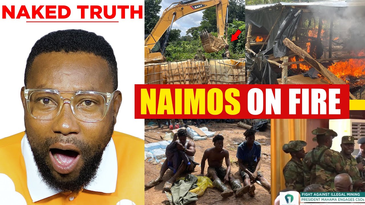 👏NAIMOS storm eastern region, Major Galamsey sites raided, Old Abirem, Kyenkyenku, Birim North etc.🔥