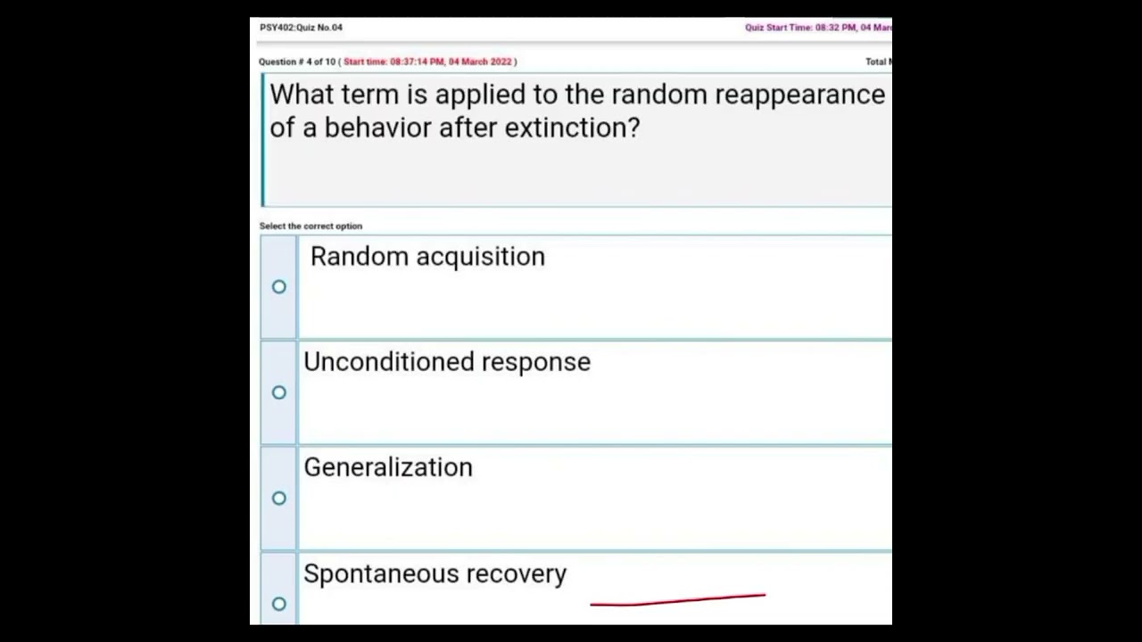 Psy402 final exam 2023 solved Mcqs| Quiz 4 | BS Psychology | fall2022 | Virtual University | Q's 81