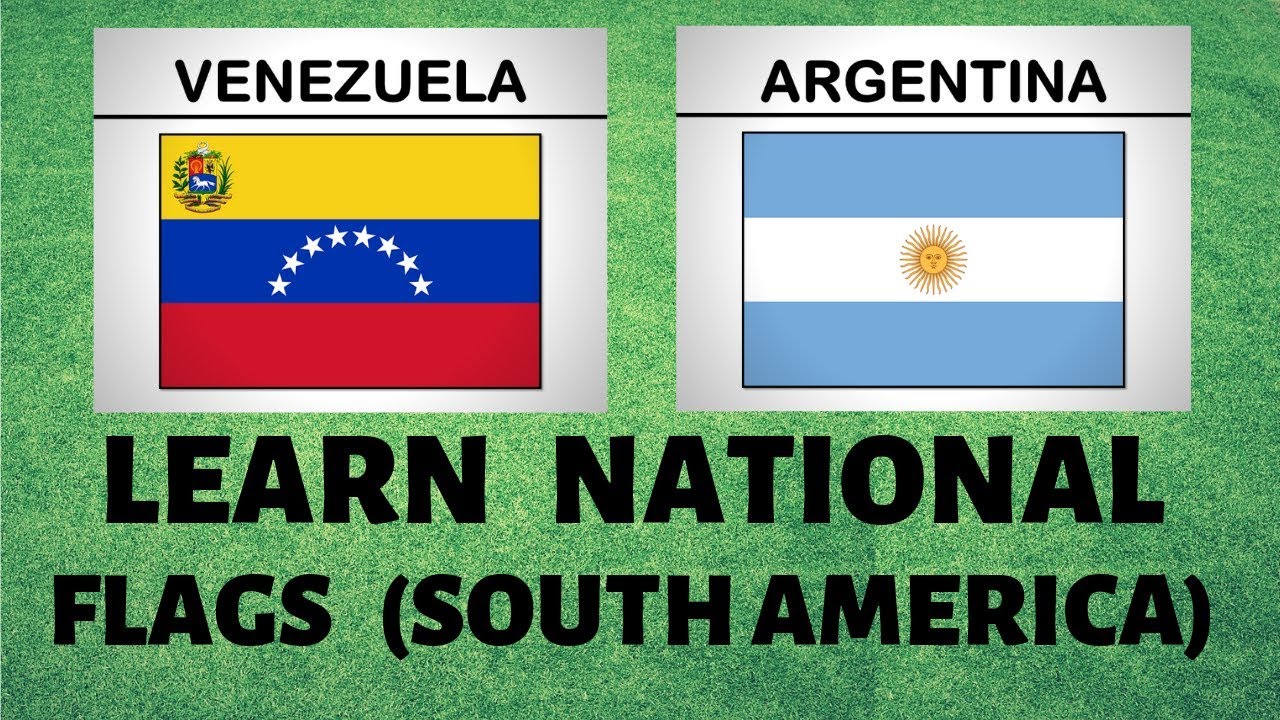 Flags of South American Countries for Kids, Kindergarten | Guess the Country | Flash Cards