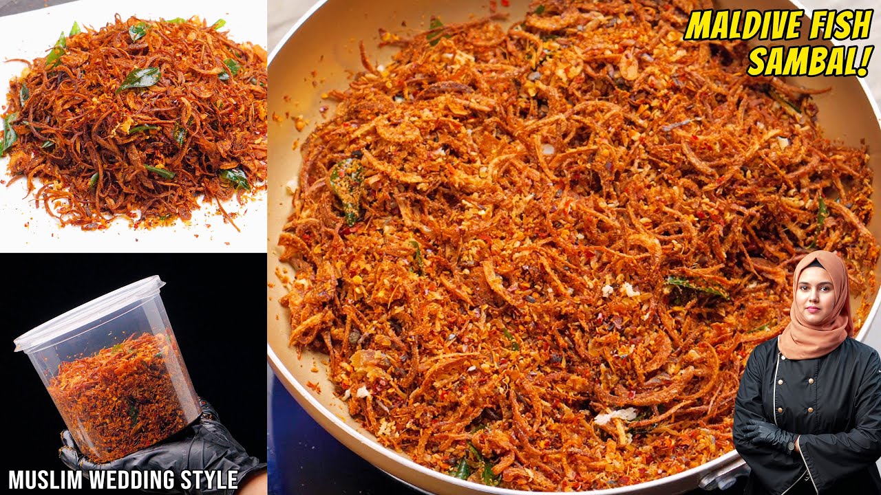Maldive Fish Sambol | Muslim Wedding Style Maasi Poriyal