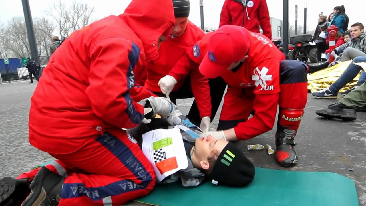 Cwiczenia ratunkowe na Stadionie NArodowym w dniu 04.04.2012