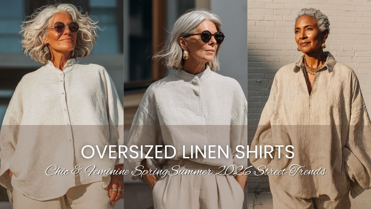 👚 How to Style 🎀 Oversized Linen Shirts: Chic & Feminine Spring/Summer 2026 Street Trends 🏙️
