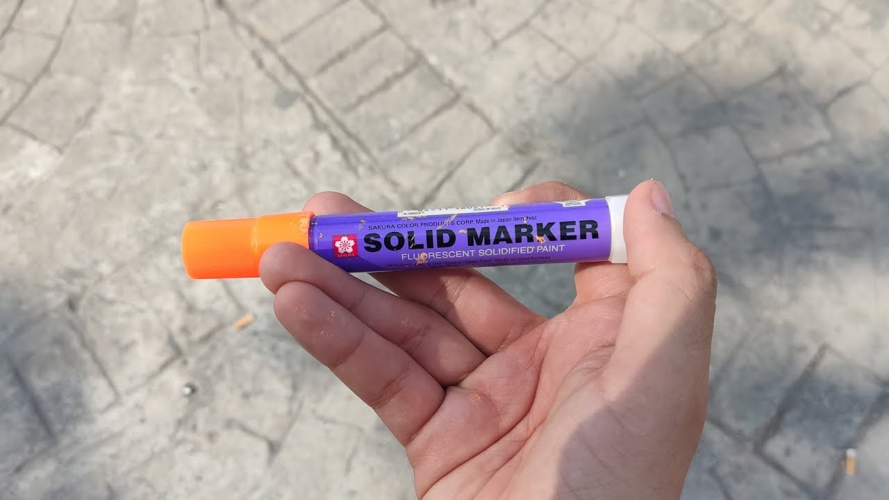 sakura solid marker test/ stickers