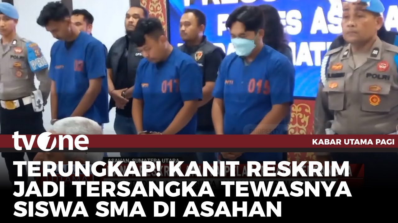 Aniaya Pelajar hingga Tewas, Kanit Reskrim di Asahan Jadi Tersangka | Kabar Utama Pagi tvOne