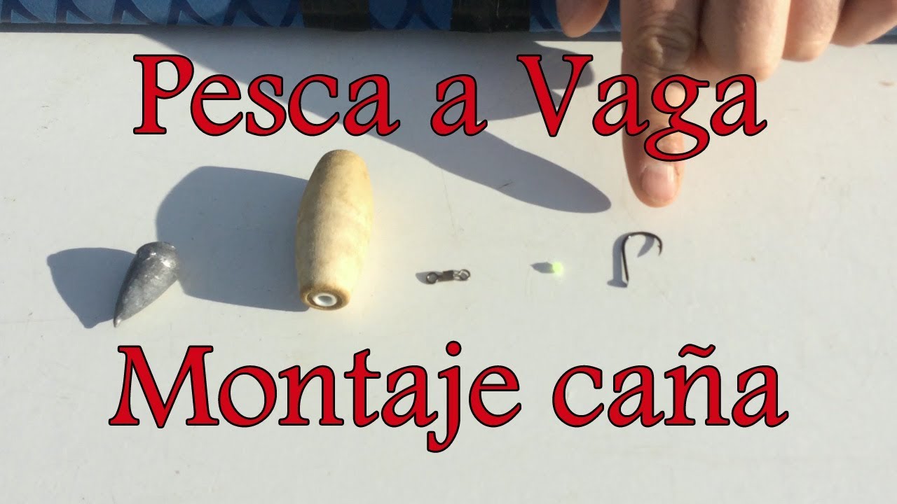 Iniciación a la Pesca a  baga, como montar la  caña y el aparejo correctamente para esta modalidad