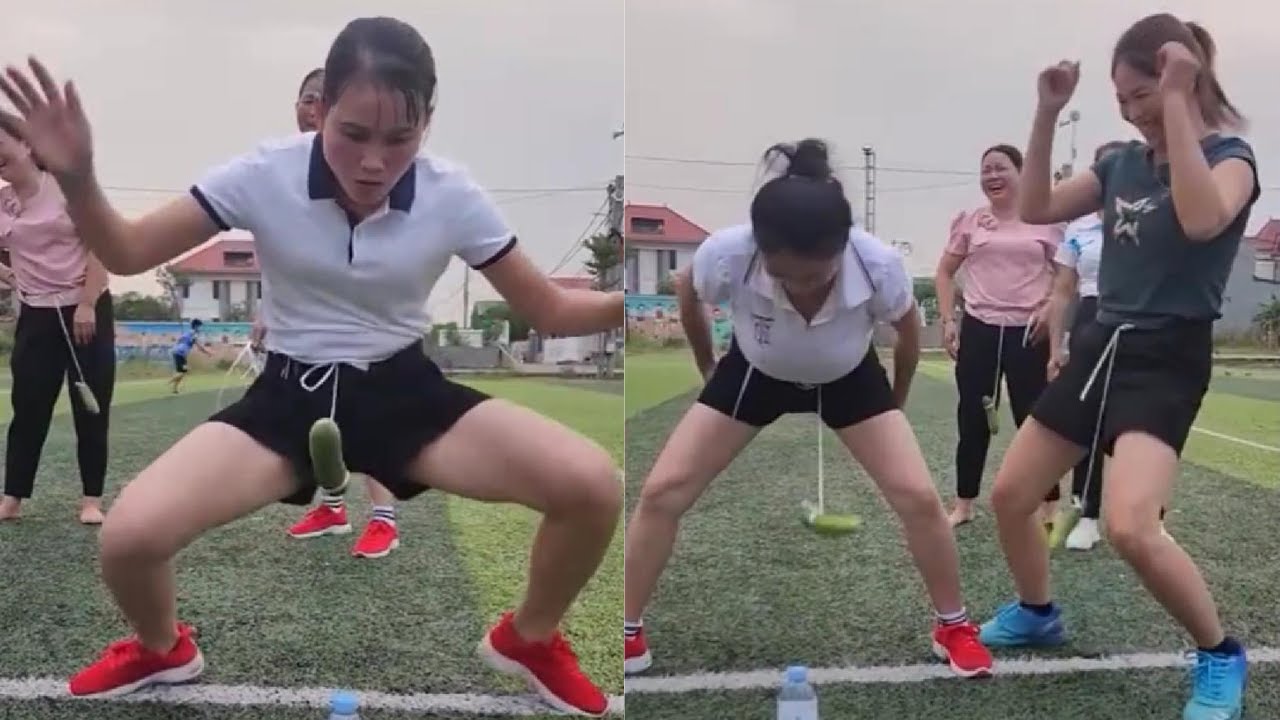 Tổng Hợp Những Pha Cười Không Nhặt Được Mồm , Chị Em Lấy Chuối Đá Chanh - Hot Trend 2025🤣