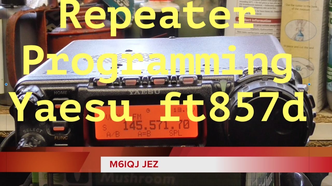 Yaesu ft 857d Repeater programming