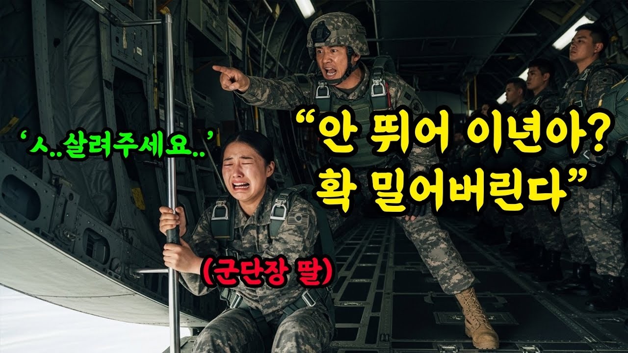 중령의 발길질로 수송기에서 떨어진 여군, 그녀의 아버지는 쓰리스타 장군이었습니다
