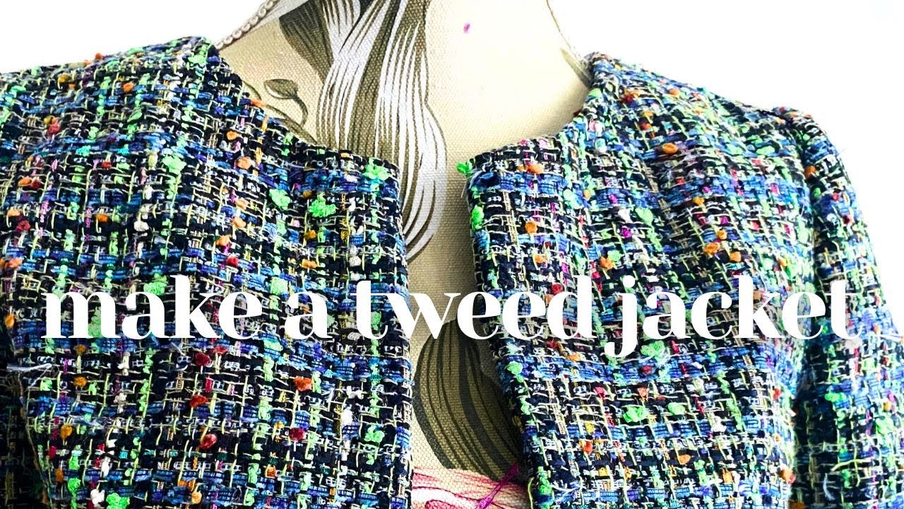I Made the Italian Tweed into a Jacket
