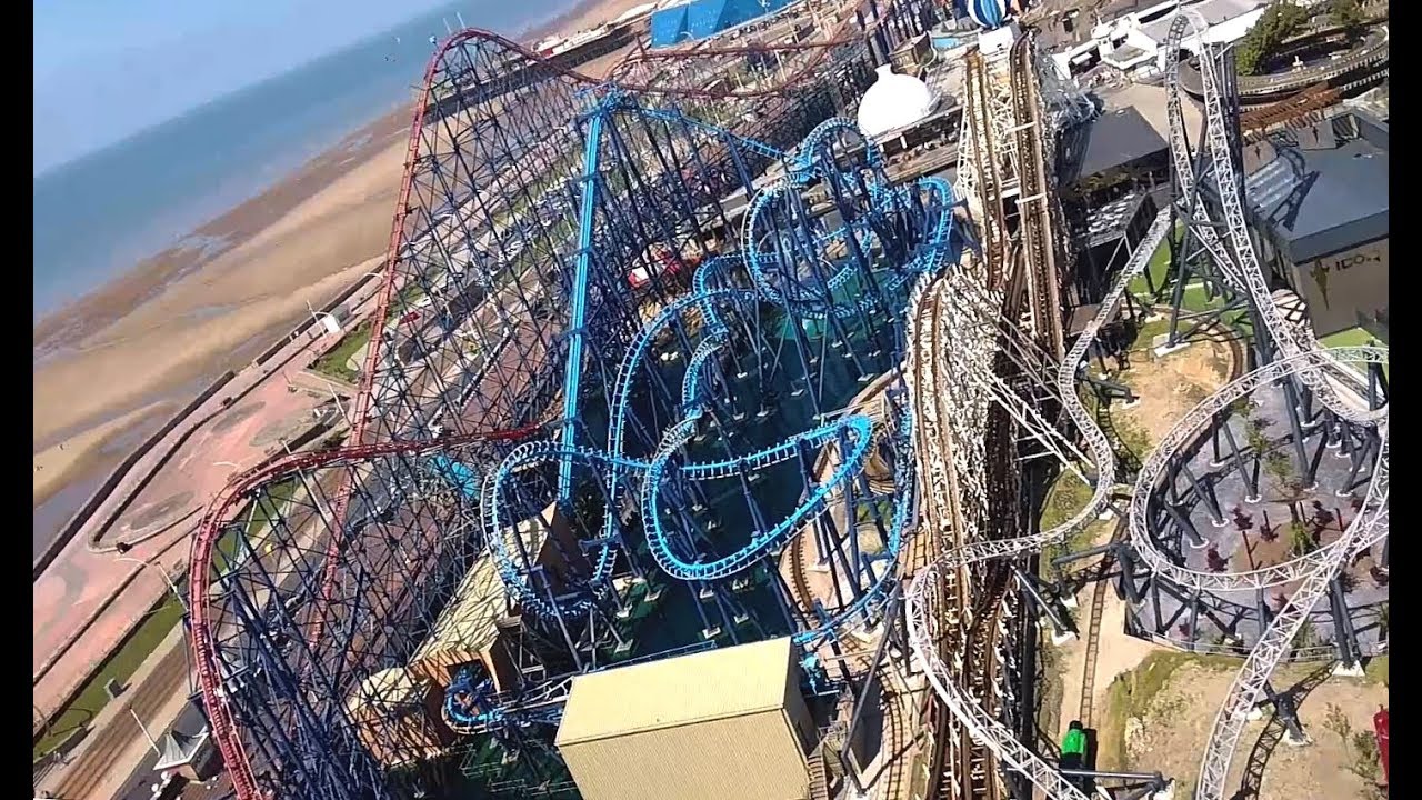 Big One (POV) with Icon views - Blackpool Pleasure Beach
