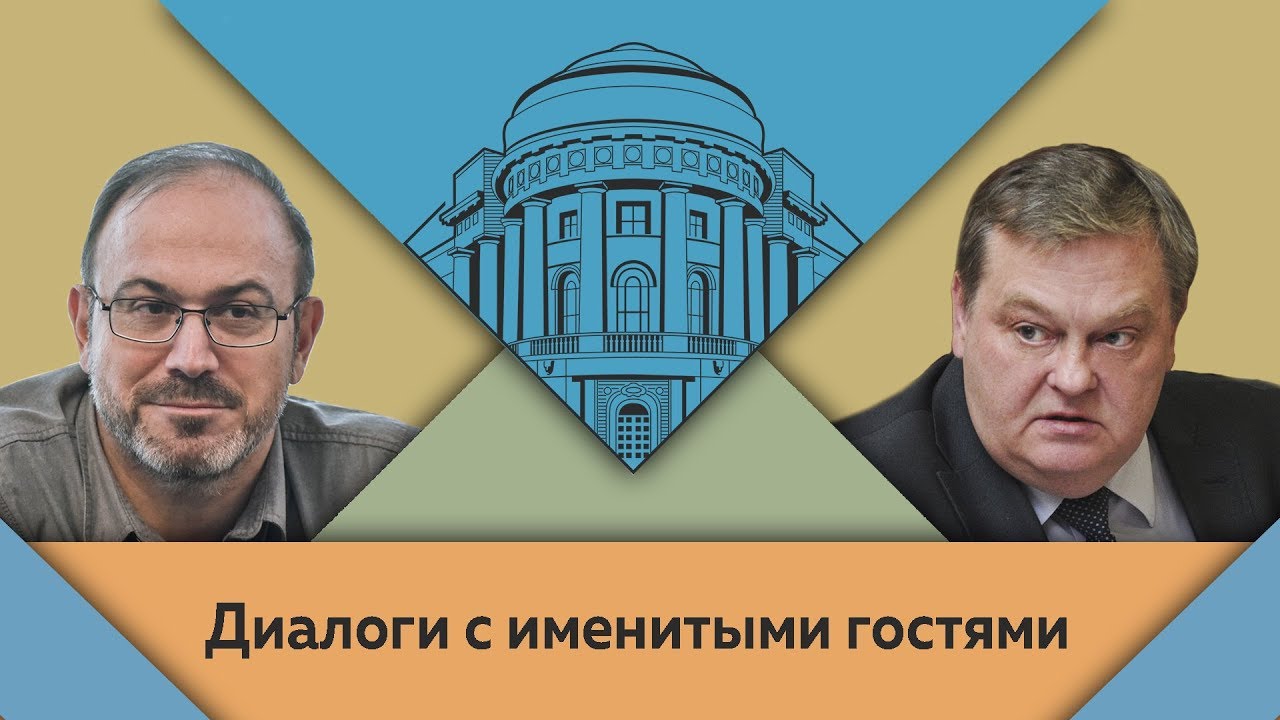 А.И.Колпакиди и Е.Ю.Спицын в студии МПГУ. 