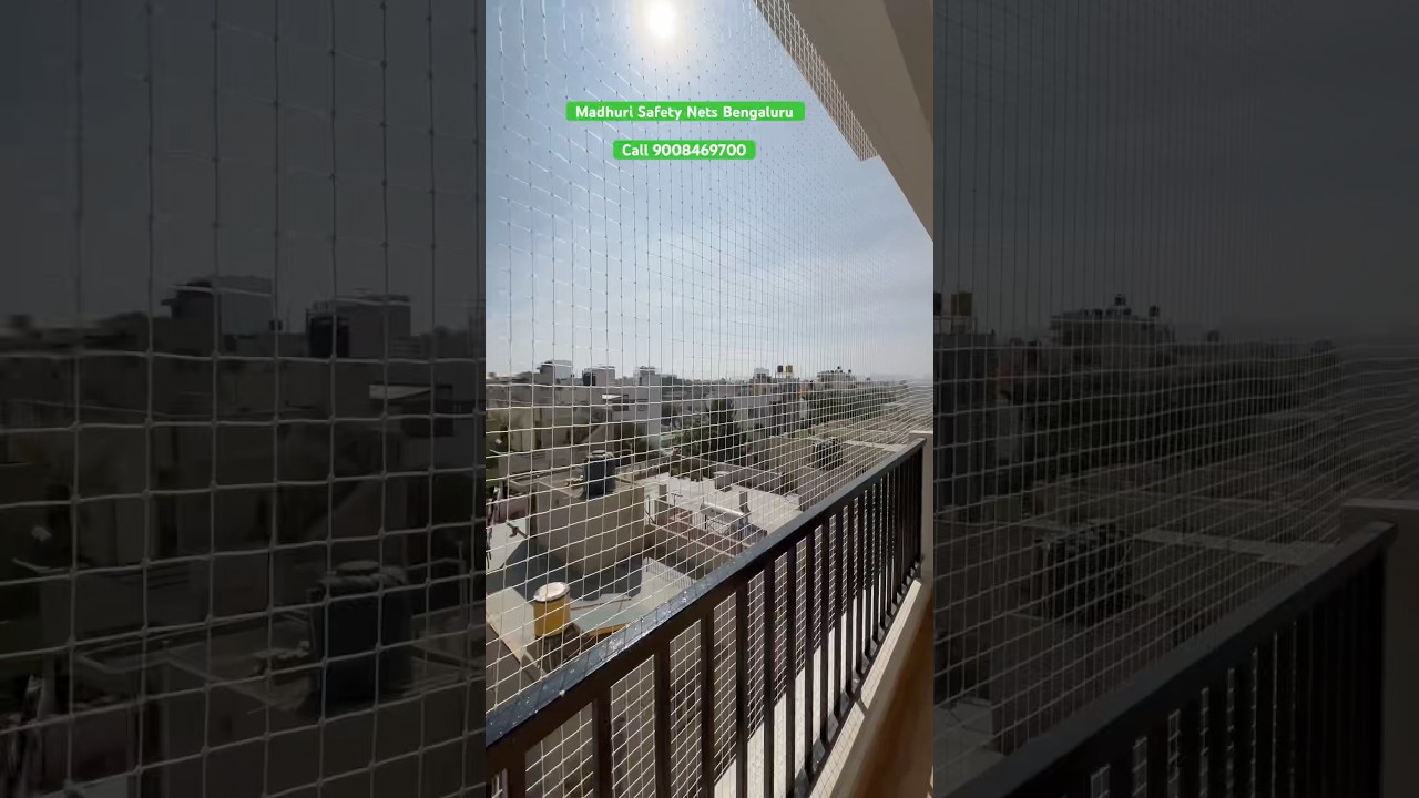 Pigeon control nets 📍Bangalore | 📞 9008469700 Madhuri Safety Nets✅ #pigeonnet #birdnet #safetynet
