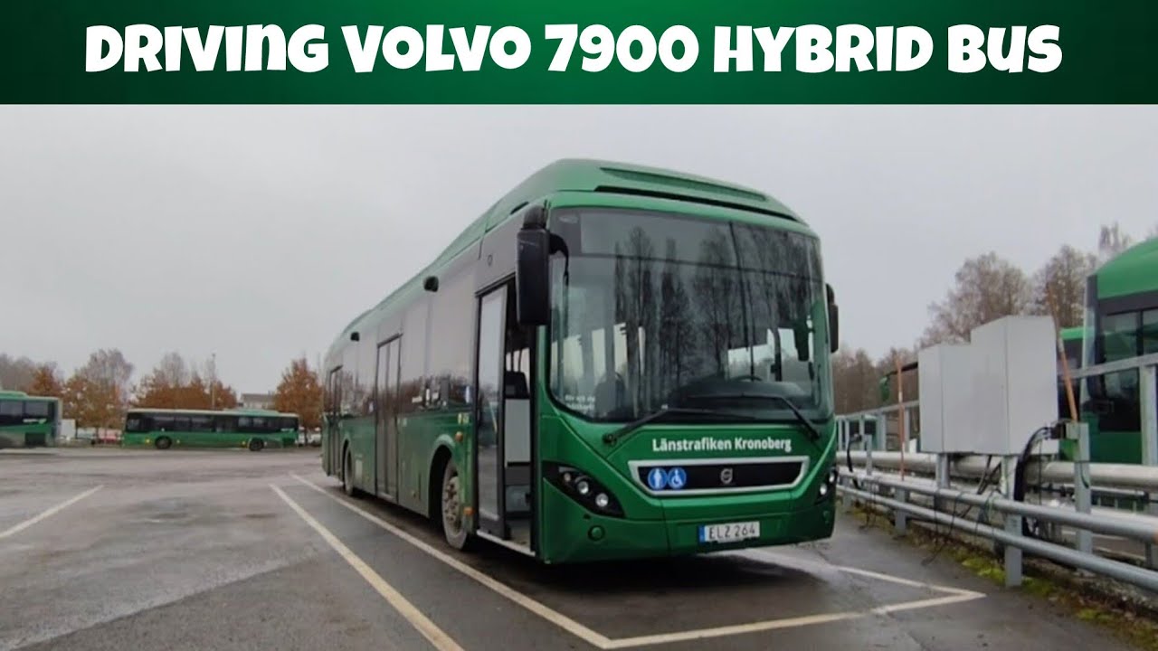 Bus Driving POV | VOLVO 7900 Hybrid Bus On City Route 3