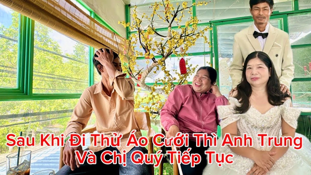 Anh Trung chị quý sau khi đi thử đồ cưới xong vào cà phê chị Quý chia sẻ điều này #cuongphivlog #￼