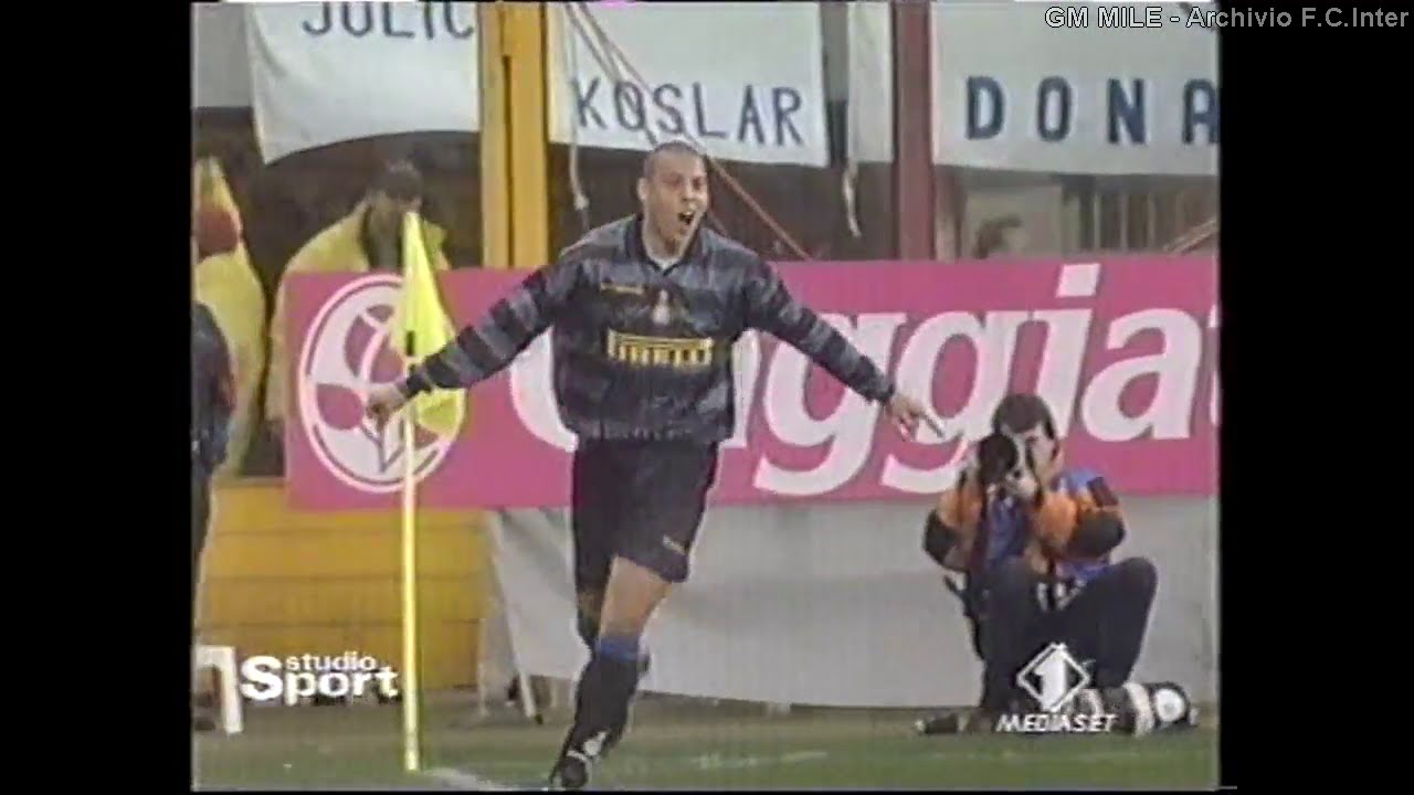 1997-98 (4' And Coppa UEFA - 03-03-1998) INTER-Schalke 04 1-0 [Ronaldo] Servizio StudioSport Italia1