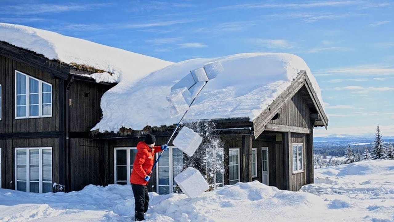 When Snow Removal Goes Wrong | Roof Avalanches, Plow Mistakes & Close Calls