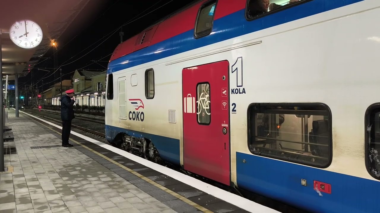 Evening Movement At The Subotica Train Station