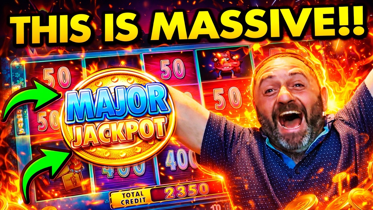 OMG HUFF N PUFF DROPPED MY BIGGEST MAJOR JACKPOT EVER!!!