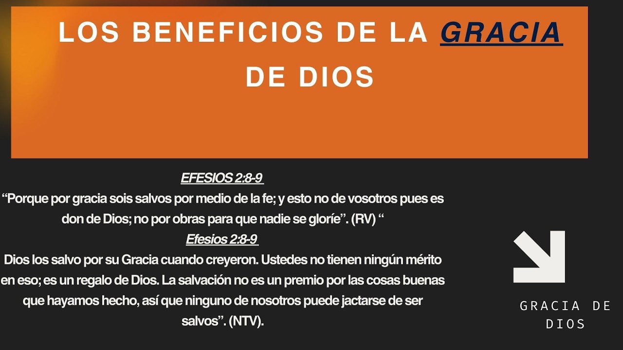 SERVICIO DE DOMINGO | LOS BENEFICIOS DE LA GRACIA DE DIOS