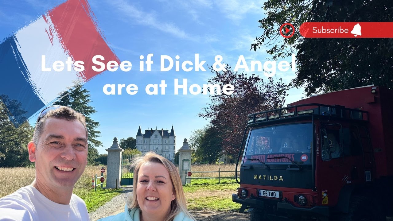 We visit Dick & Angel in the famous Château - Château de la Motte-Husson