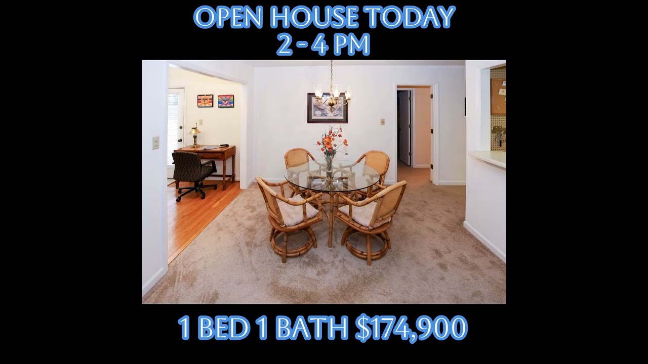 Open House Today
2 - 4 pm