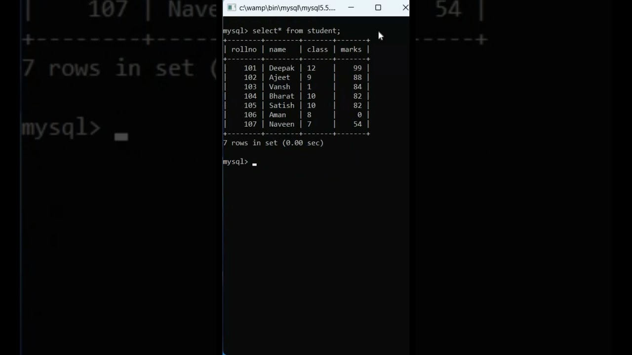 Update record of any row | using update set query || In Mysql. ❤❤👍👍