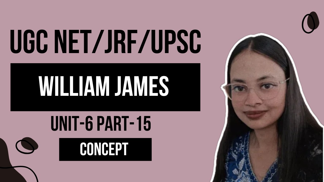 UGC NET/UPSC/SET/CUET PG/CUET UG/WILLIAM JAME'STHEORIES OF MEANING,VARIETIES OF RELIGIOUS EXPERIENCE
