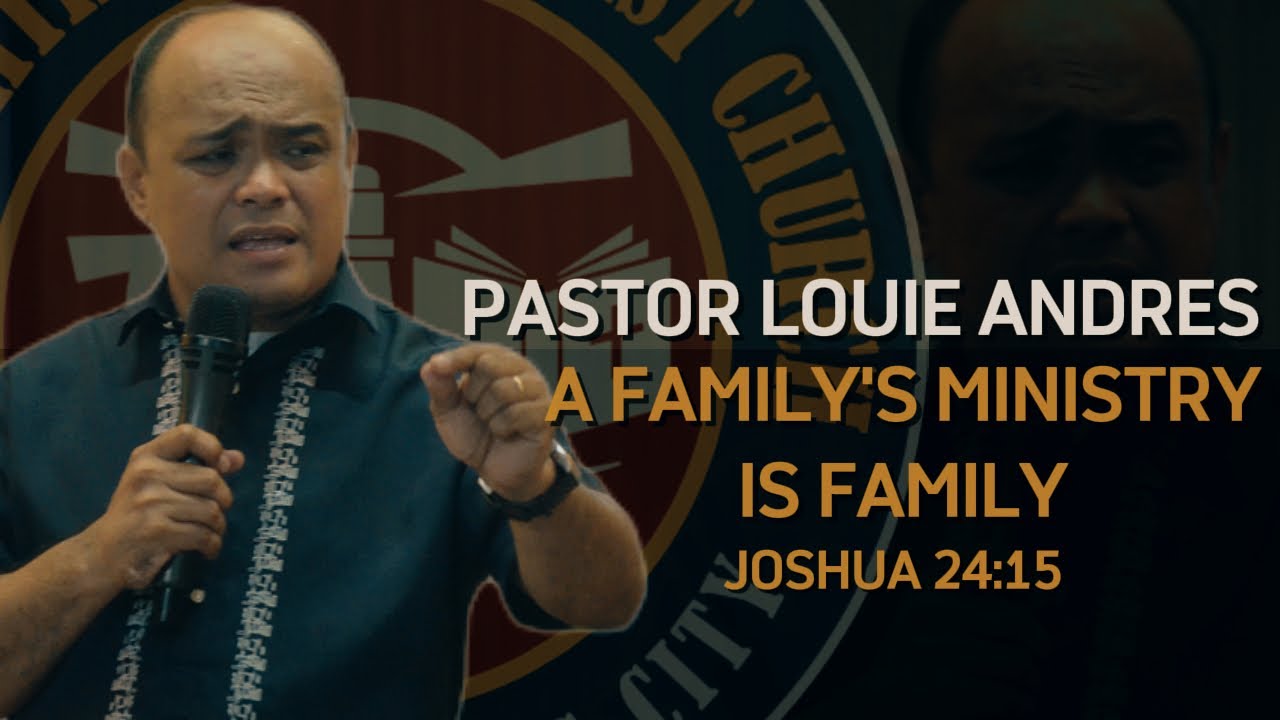 THE FAMILY'S MINISTRY IS FAMILY,Joshua 24:15