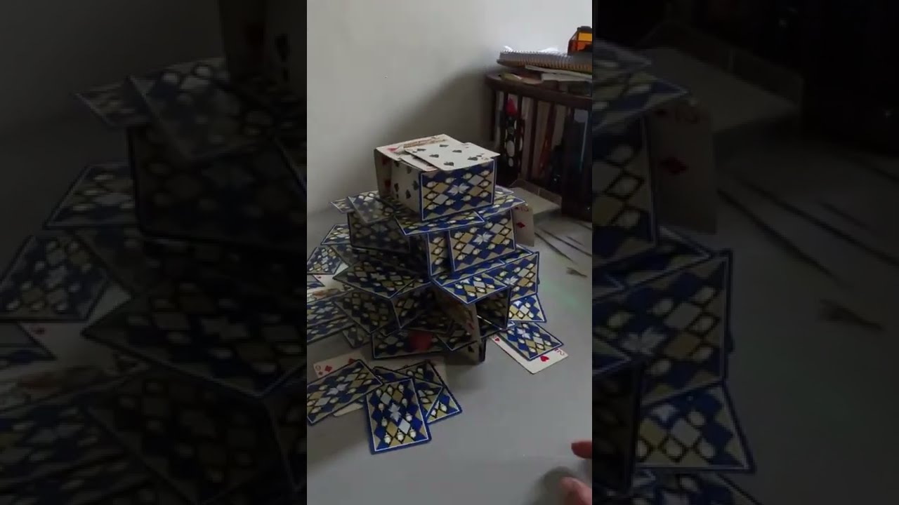 Destroying Card House
