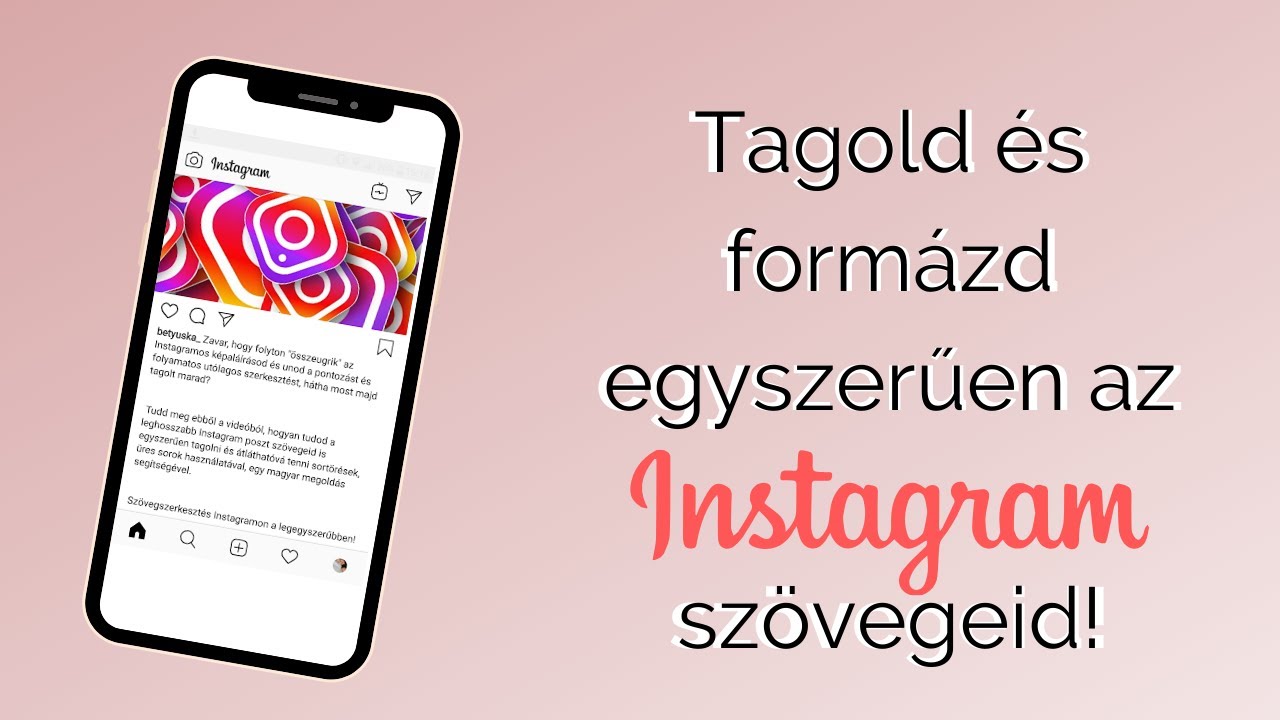 Sortörés és szövegformázás EGYSZERŰEN az Instagram képaláírásokban | Pikrea