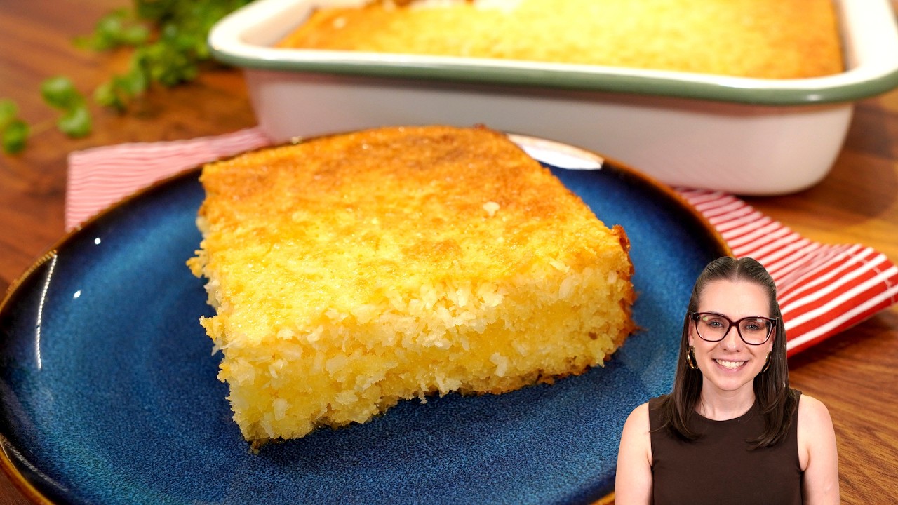 SEM FARINHA, FÁCIL DE FAZER, BOLO COCADA PERFEITO!
