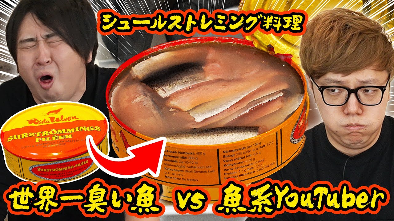 【世界一くさい魚 vs 魚系YouTuber】きまぐれクックならシュールストレミング美味しく料理してくれる説