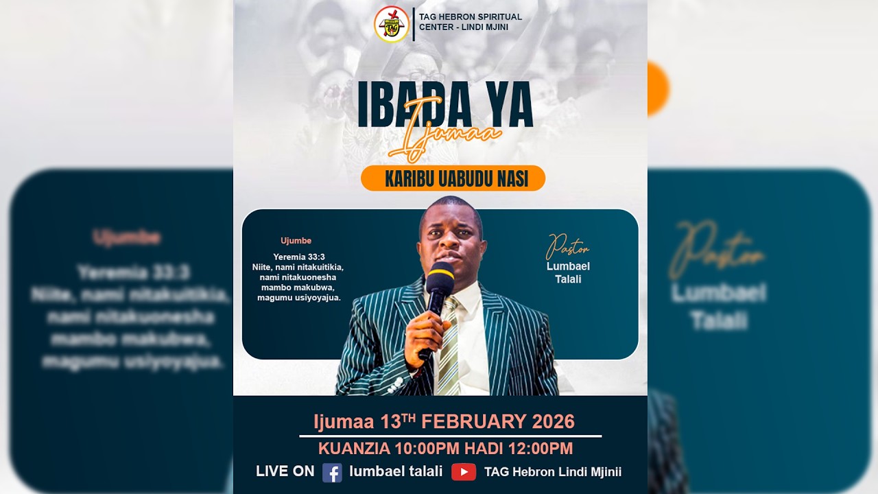 IBADA YA IJUMAA | 13 FEBRUARY 2026