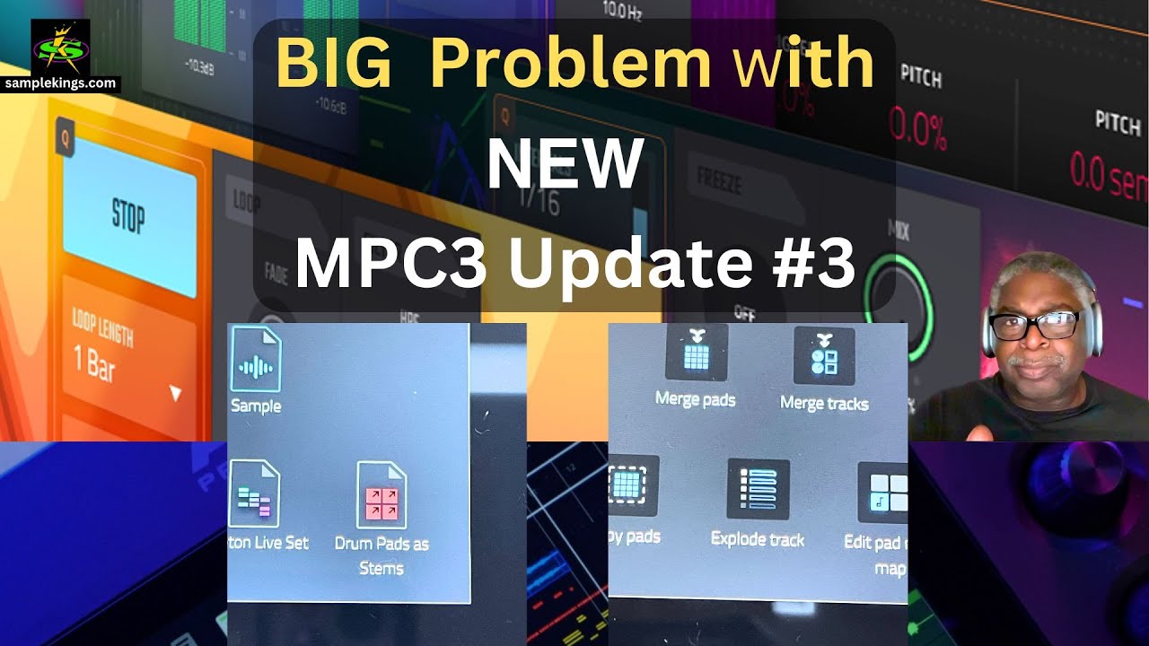 AKAI MPC3 0 Problems with Explode to tracks for export