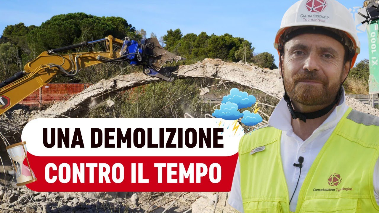 Escavatori MANGIANO ponte in 24 ore