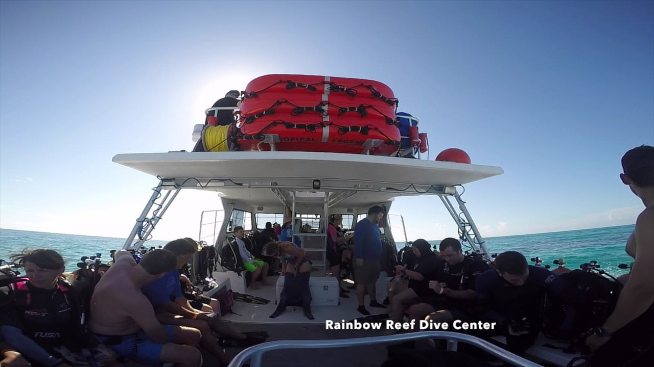 Flip Day - A busy day at Rainbow Reef Dive Center Key Largo FL