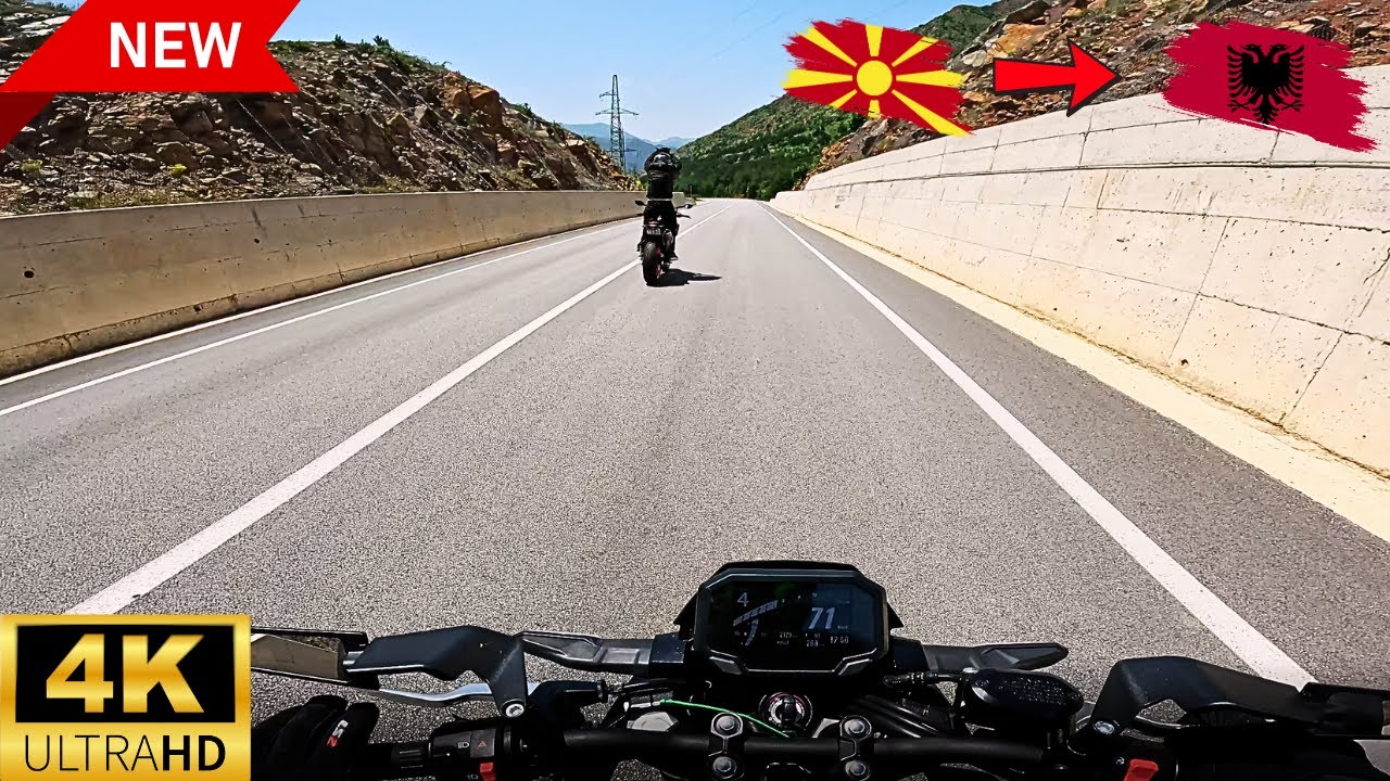 INSANE Road Trip: Macedonia to Albania on Motorcycles! PART1